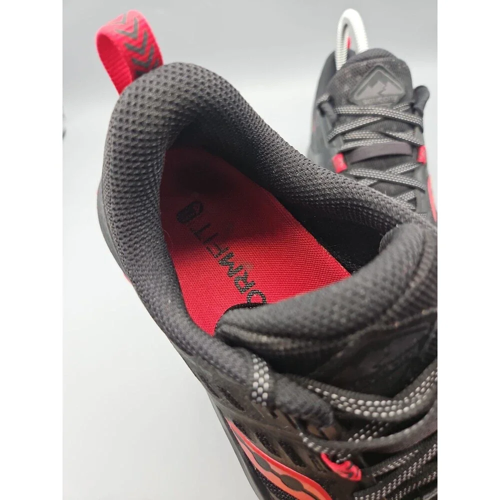Saucony Peregrine 10 Women’s Size 7.5 Med Trail Running Shoes - Black Red